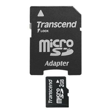 1GB MICRO SD (with miniSD & SD adapter)